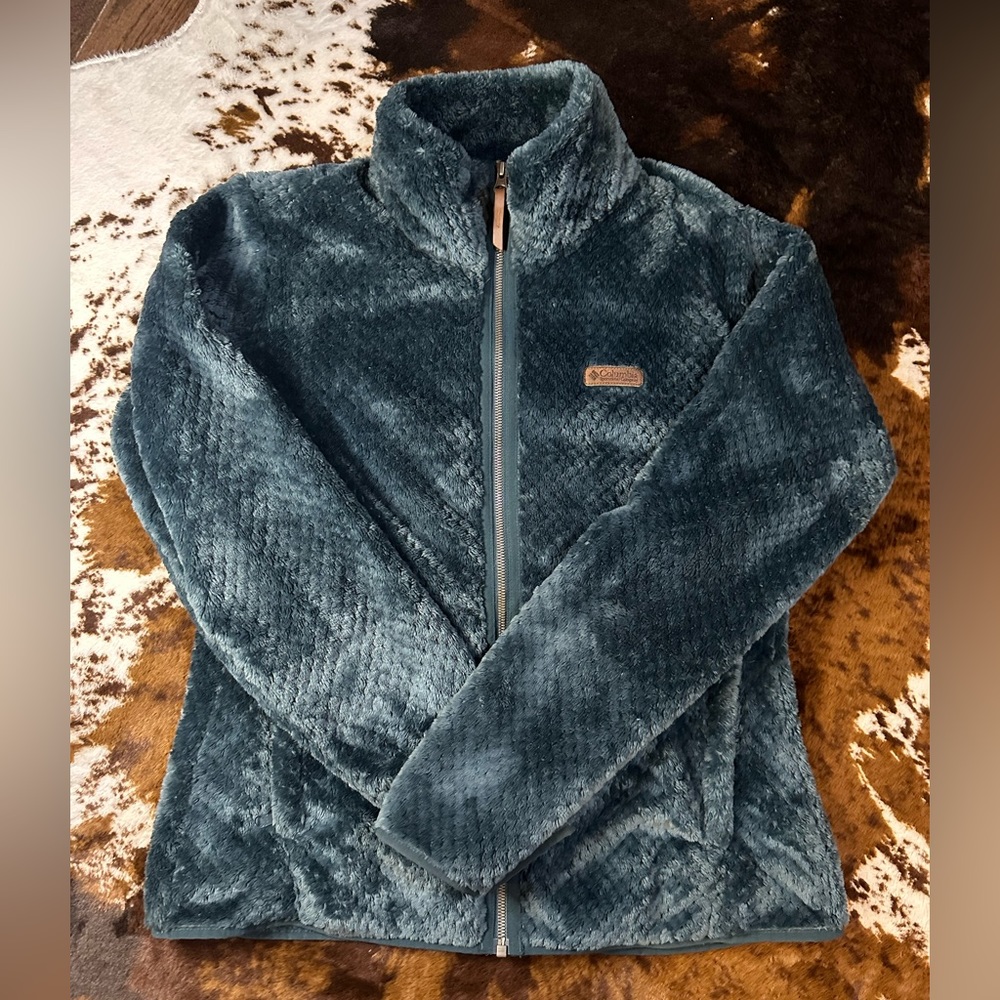 Fuzzy Columbia jacket